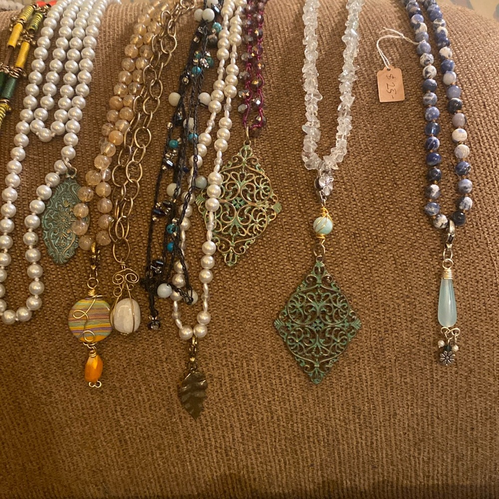 Natural Stones Crystals Wire wrap
